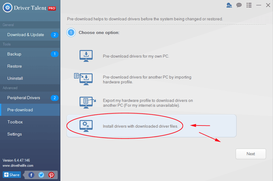 how download drivers for another computer